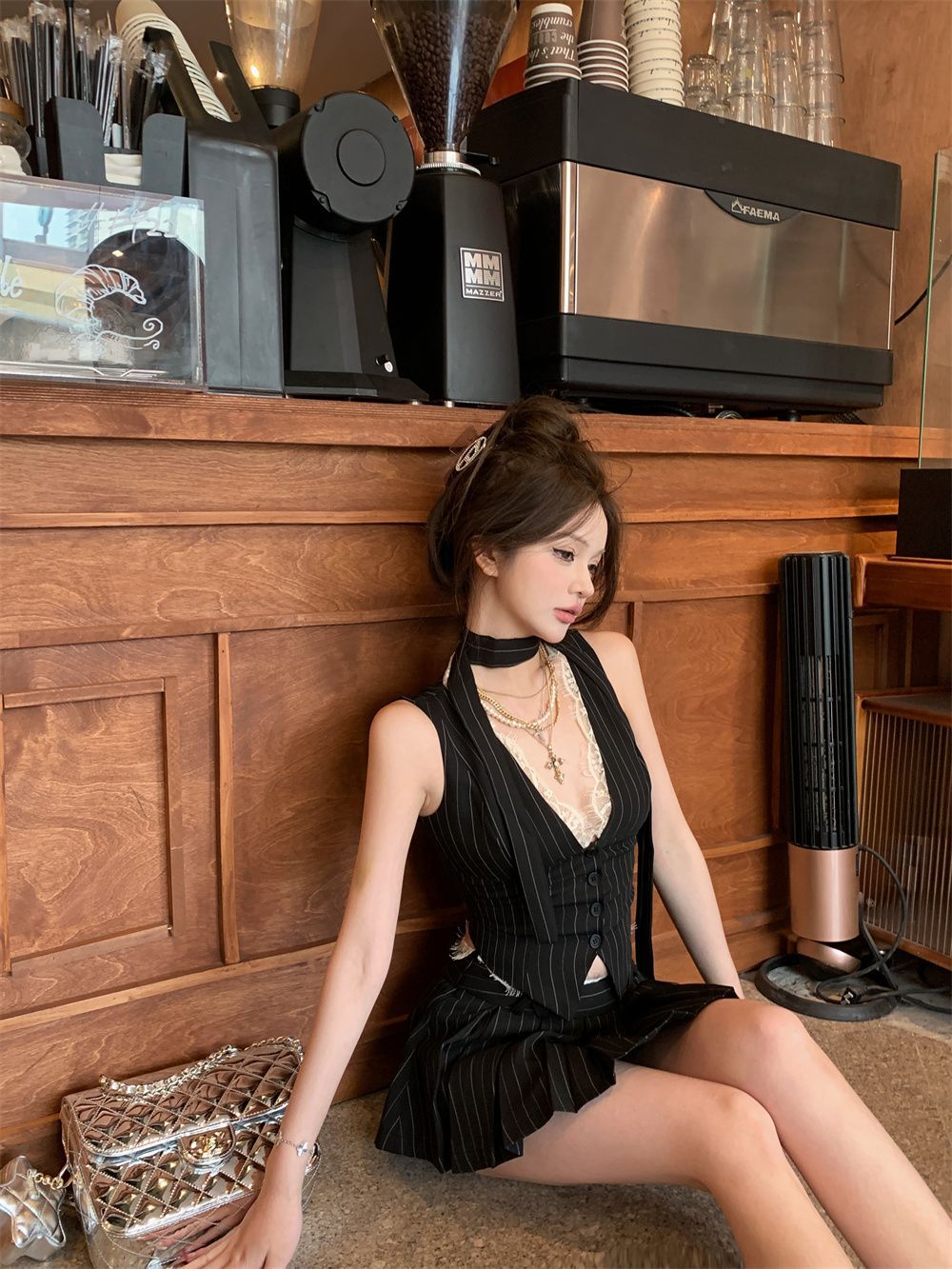 ชุดเซท เสื้อ+กระโปรง สไตล์เกาหลี SET991 พร้อมส่งในไทย