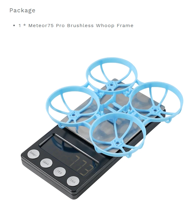 BETAFPV Meteor75 Pro Brushless Whoop Frame มีหลายสี