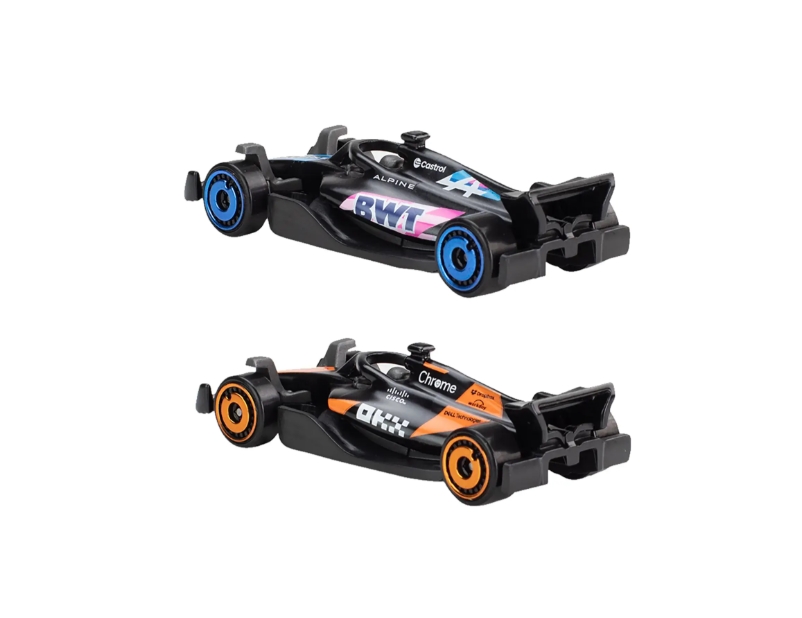 HOTWHEELS ชุดเซ็ตยานพาหนะของเล่น 5 คัน F1 รุ่น JGF58 หลากสี 1ชุด จะได้ 5คัน