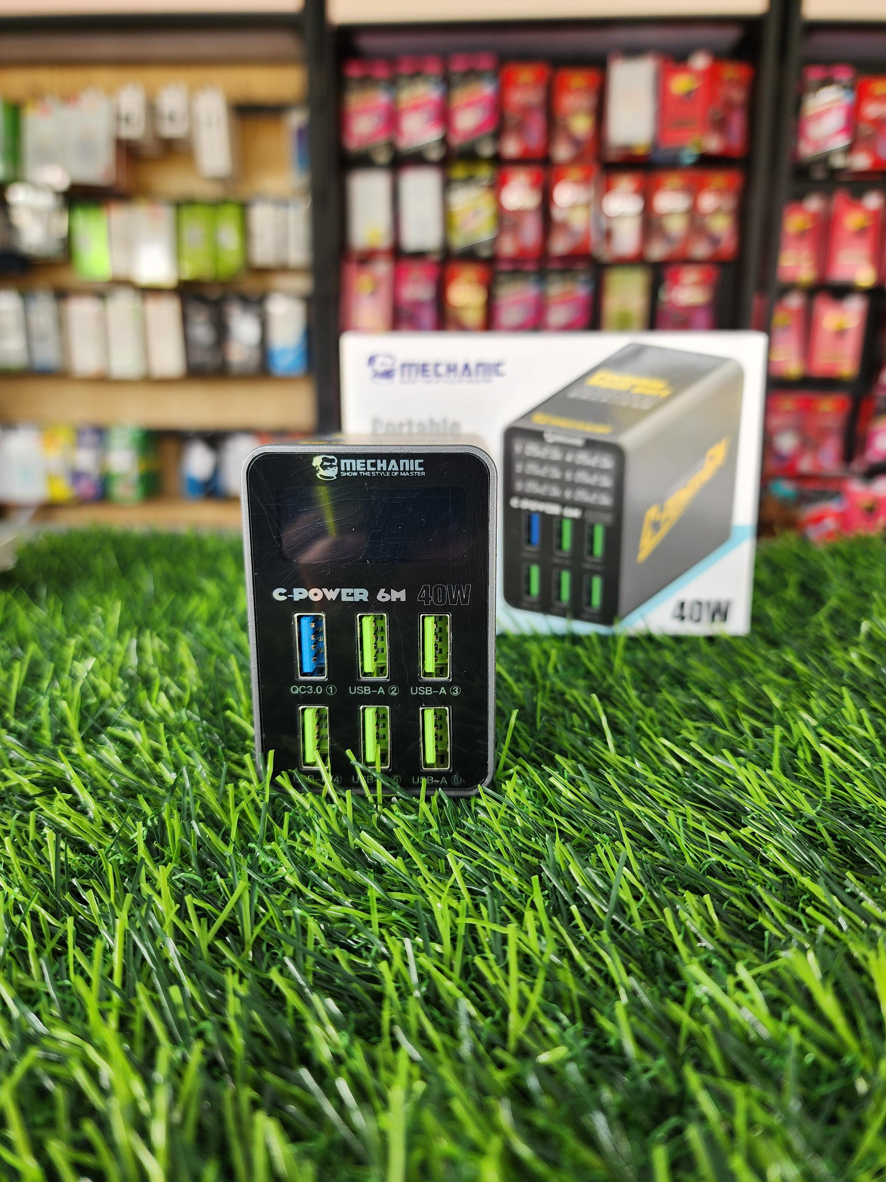 Hub ชาร์จ Usb 6 ช่อง 40W