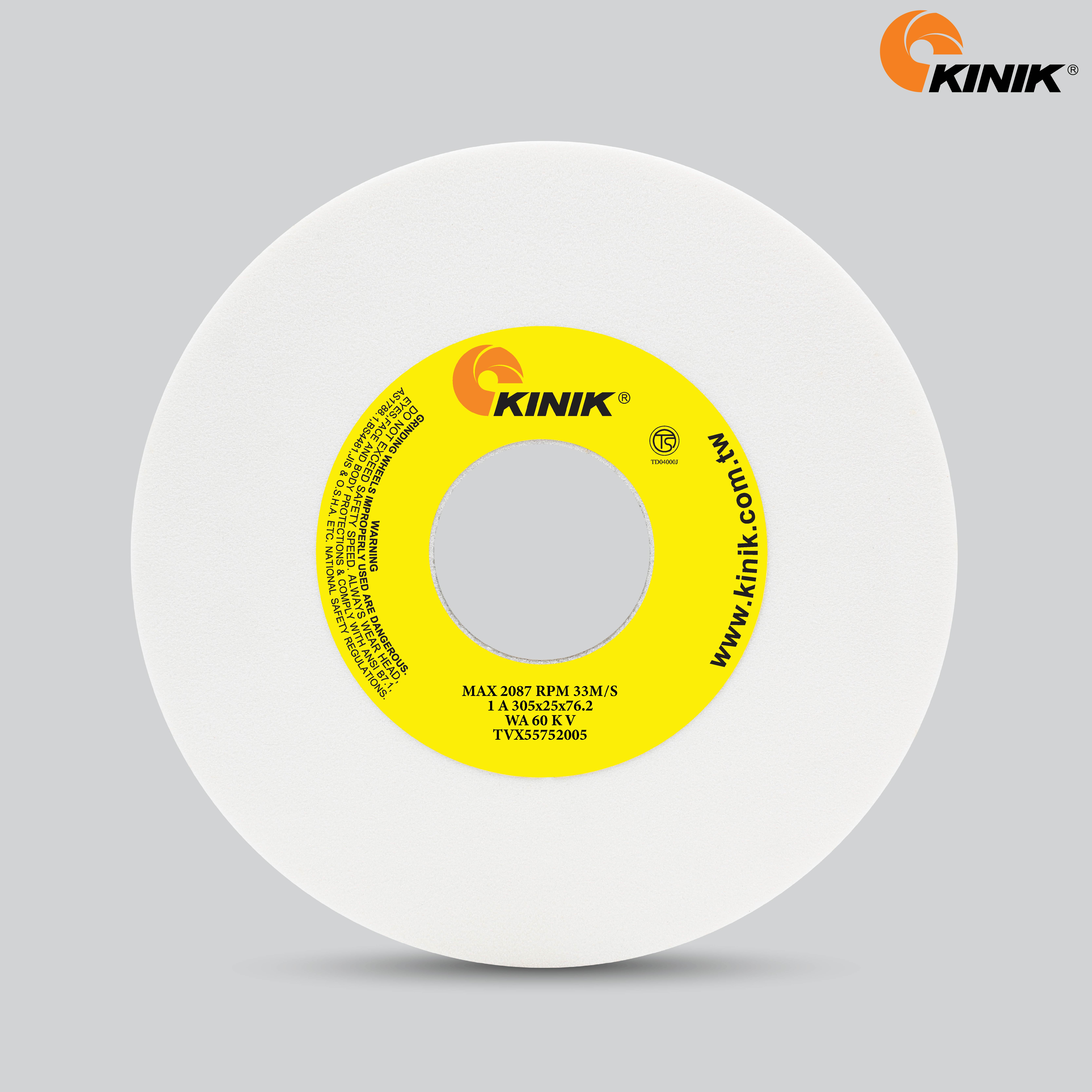หินเจียร KINIK WA60KV1A 305x25x76.2 mm.