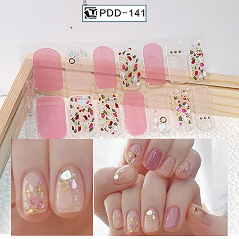 🍬CANDY🍬#PD2 ร้านไทย สติกเกอร์ ติดเล็บ ไม่ต้องอบ พร้อมส่ง เล็บมือ ลายสวย