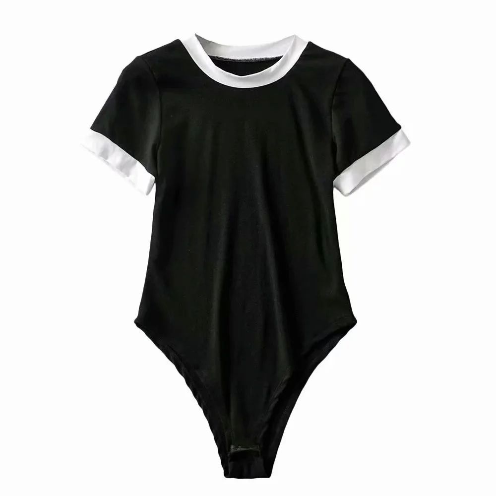 เสื้อยืดบอดี้สูท คอกลม CN1188 พร้อมส่งในไทย