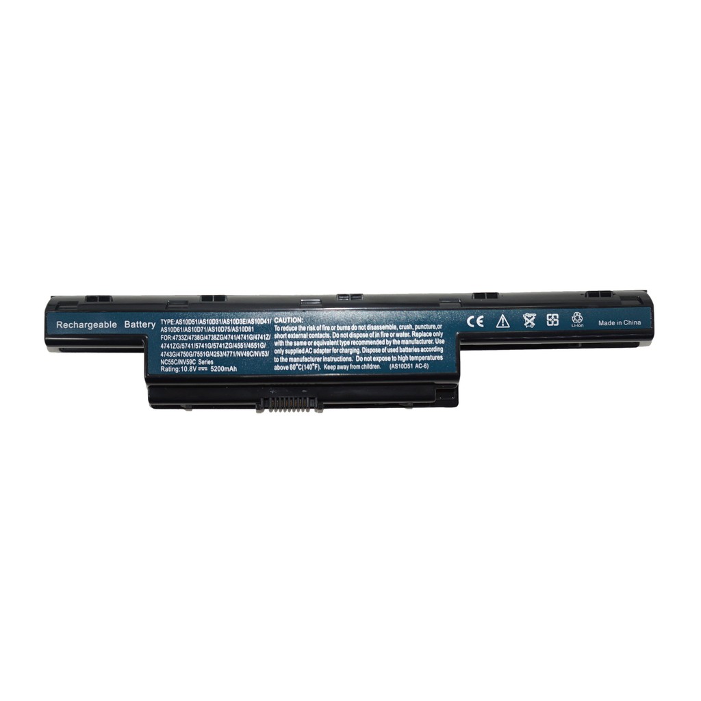 Battery Acer รุ่น E1-431 E1-471 E1-571 V3-471 4250 4251 4252 4350 4551 4552 4741 4743 4750 4755 4752 Part # AS10D31
