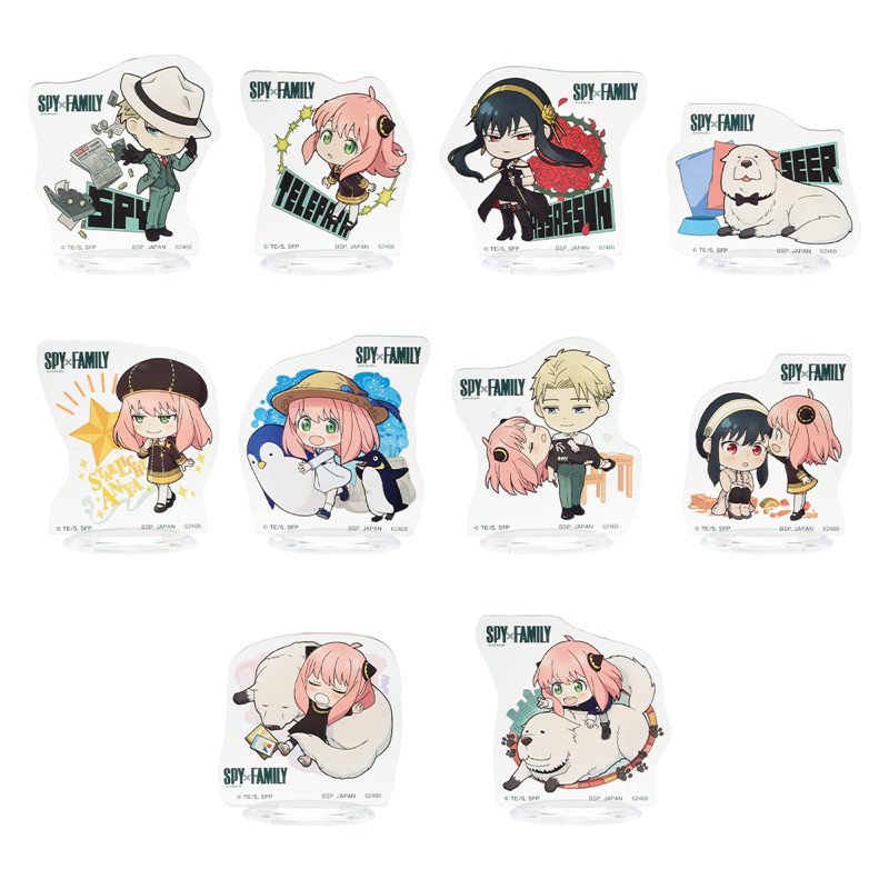 สแตนอะคริลิค อาเนีย&ลอยด์&ยอร์ -สปายxแฟมิลี่[Spy X Family Extra Mission -Acrylic Stand- Anya&Loid&Yor]