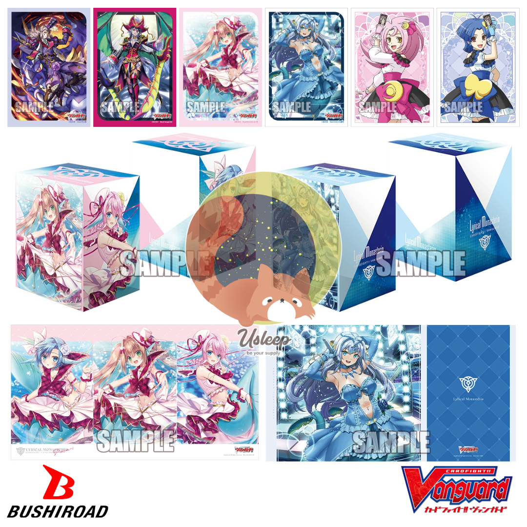 [PRE-ORDER] Bushiroad Sleeve Mini & Deck Holder V3 & Storage Box V2 & Rubber Mat V2 Cardfight!! Vanguard : Nightrose, Harri, PR ISM-I Vert, Coral, Luna Yumizuki, Amu Chouno