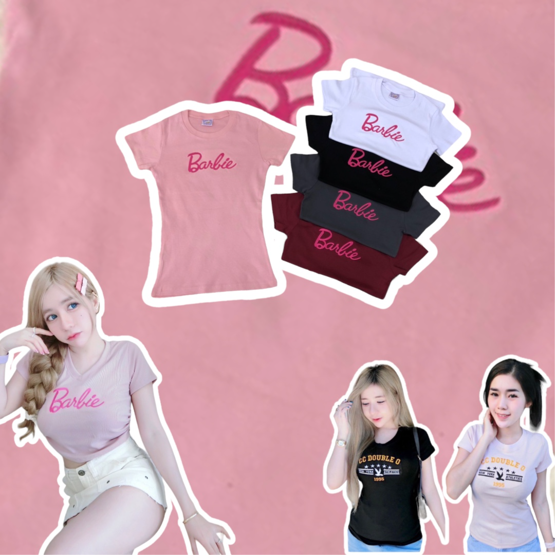 เสื้อยืด นมโต บาบี้ Barbie. F535 / F536 / F537