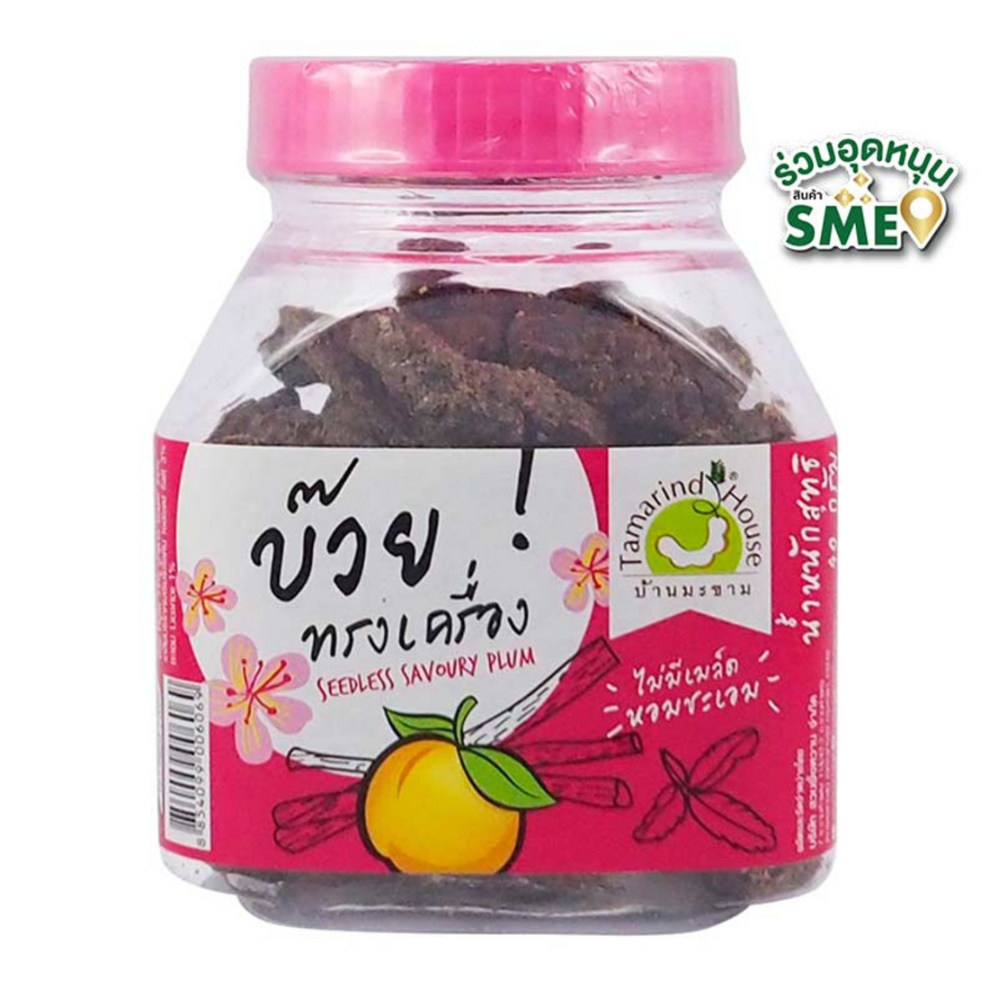 8854099006069 บ้านมะขาม บ๊วยทรงเครื่อง 90 ก.