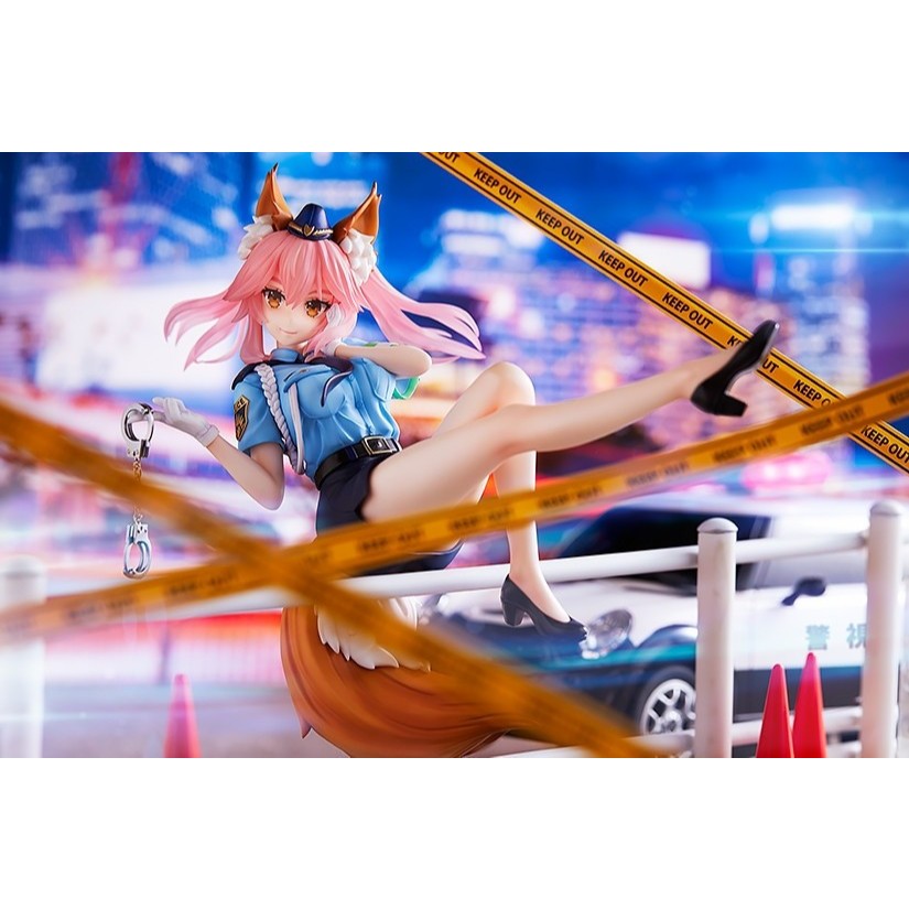 [ Figure แท้ ]#มือสอง #โปรดอ่านรายละเอียด Fate/Extella Link - Tamamo no Mae Police FOX Ver. 1/7 Scale [ Phat! ]