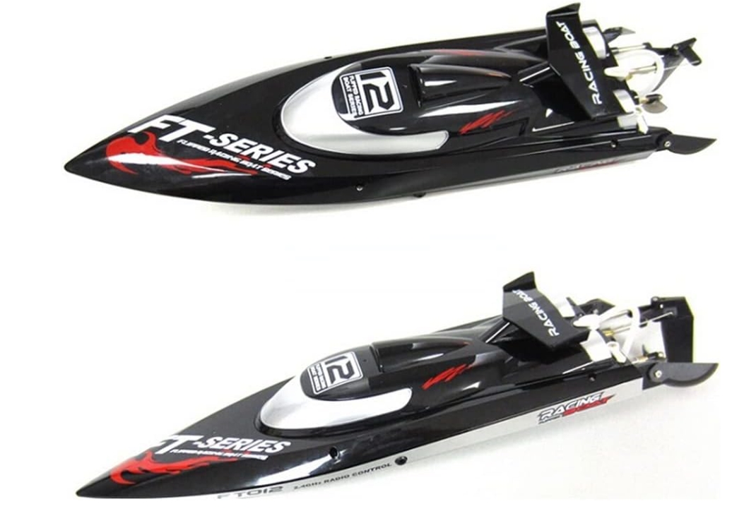 FT012 Brushless Motor 4CH Water Cooling High Speed Racing RC Boat Gift 45KM/H RTF 2.4GHz เรือบังคับพร้อมเล่น แรง ควาเมเร็ว 45km มอเตอร์บลัสเลส คว่ำพลิกกลับได้