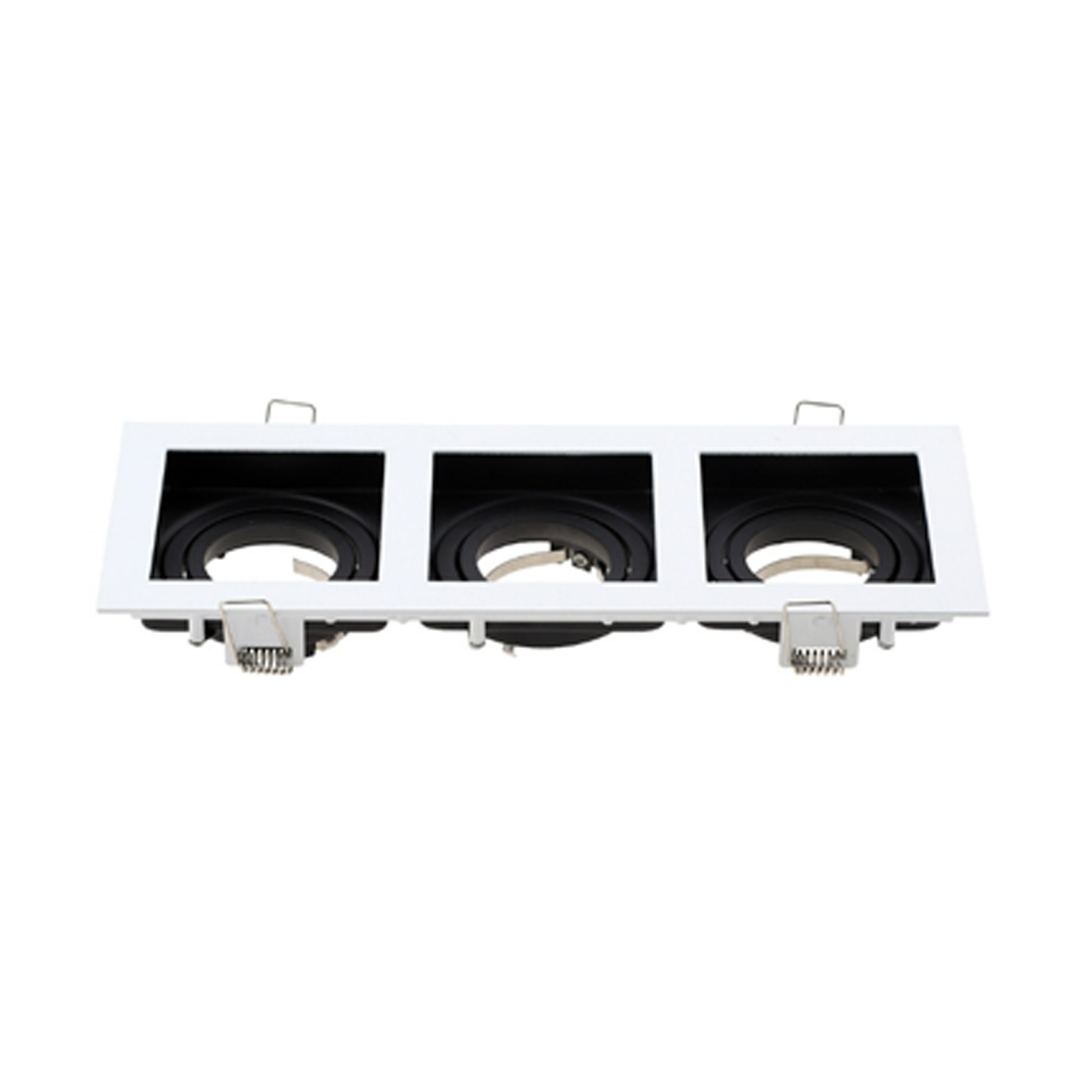 โคมไฟดาวน์ปรับได้ Recessed Downlight Square Adjustable Die-casting aluminum IP20