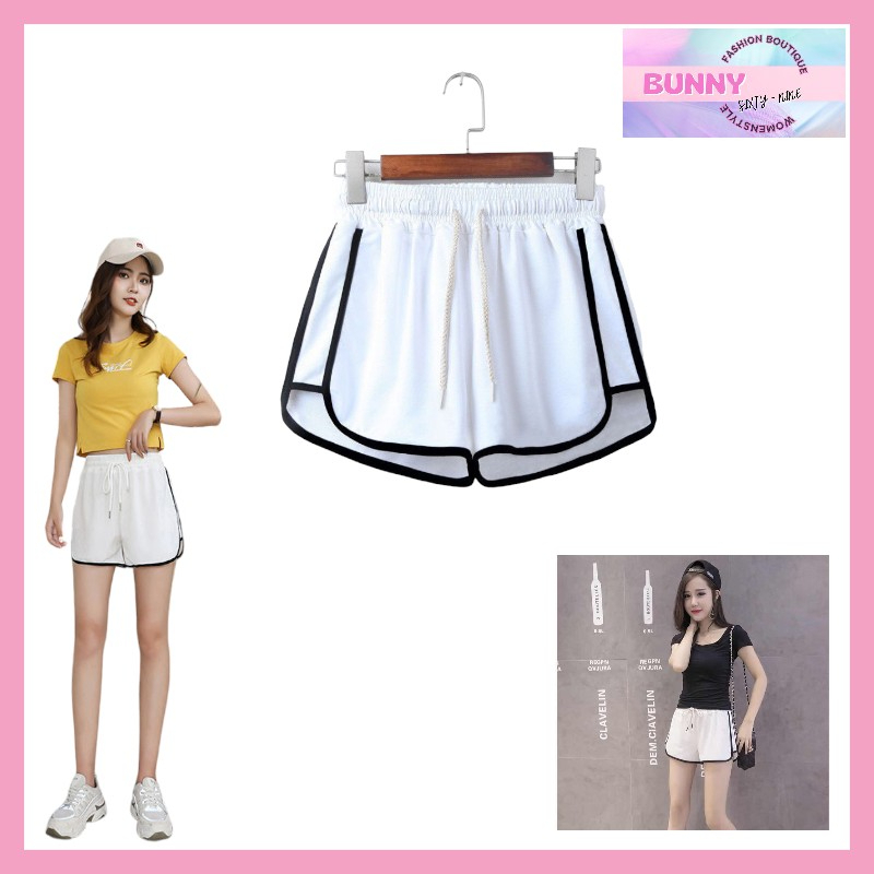 กางเกงขาสั้น กางเกงผ้านิ่ม พร้อมส่งในไทย