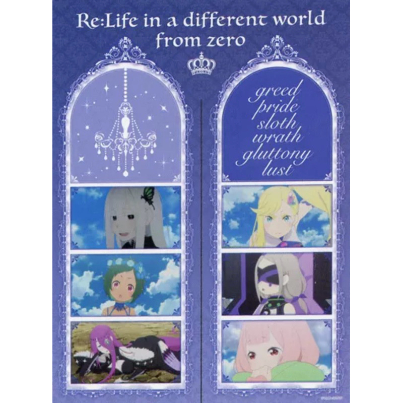 ผ้าม่านแหวก รีซีโร่[Re:Life In A Different World From Zero Noren -Large Curtain-]