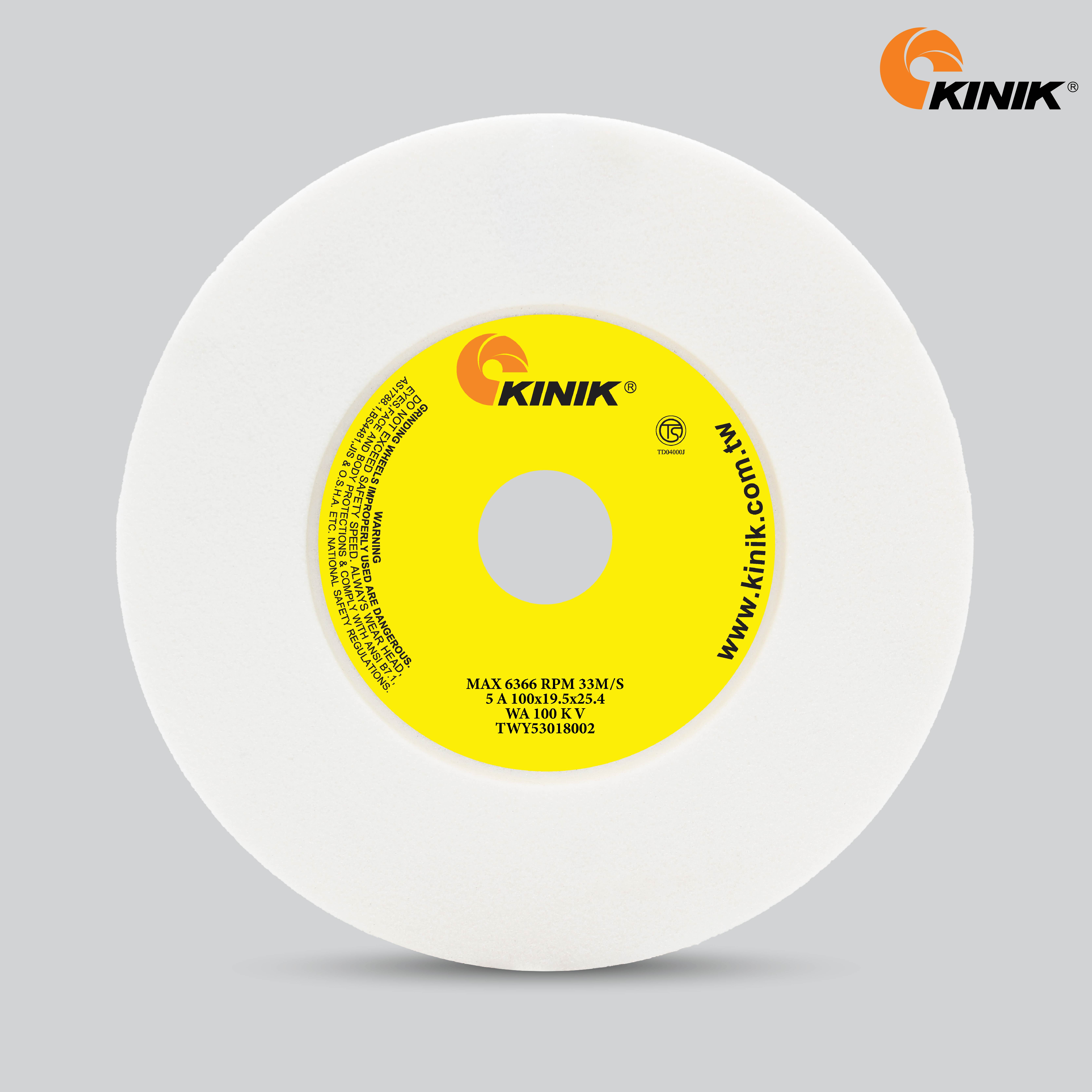 หินเจียร KINIK WA100KV5A 100x19.5x25.4 mm.