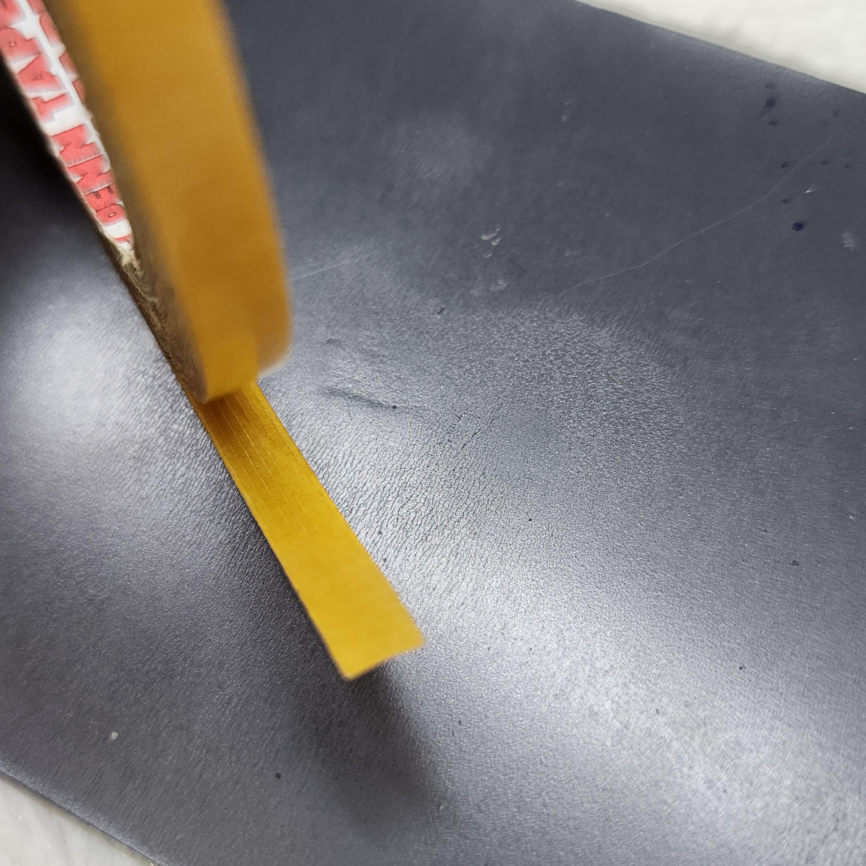 เทปกาว2หน้า ติดฝาหลัง สีเหลือง