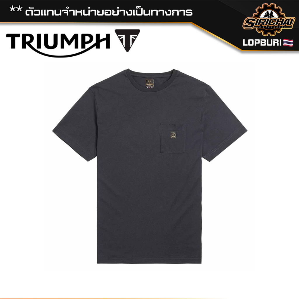 เสื้อยืด Triumph MTSS2324 ของแท้ 100%✅ ( 📌แนะนำลด 1 ไซส์จากปกติ ไซส์ยุโรปคับ )
