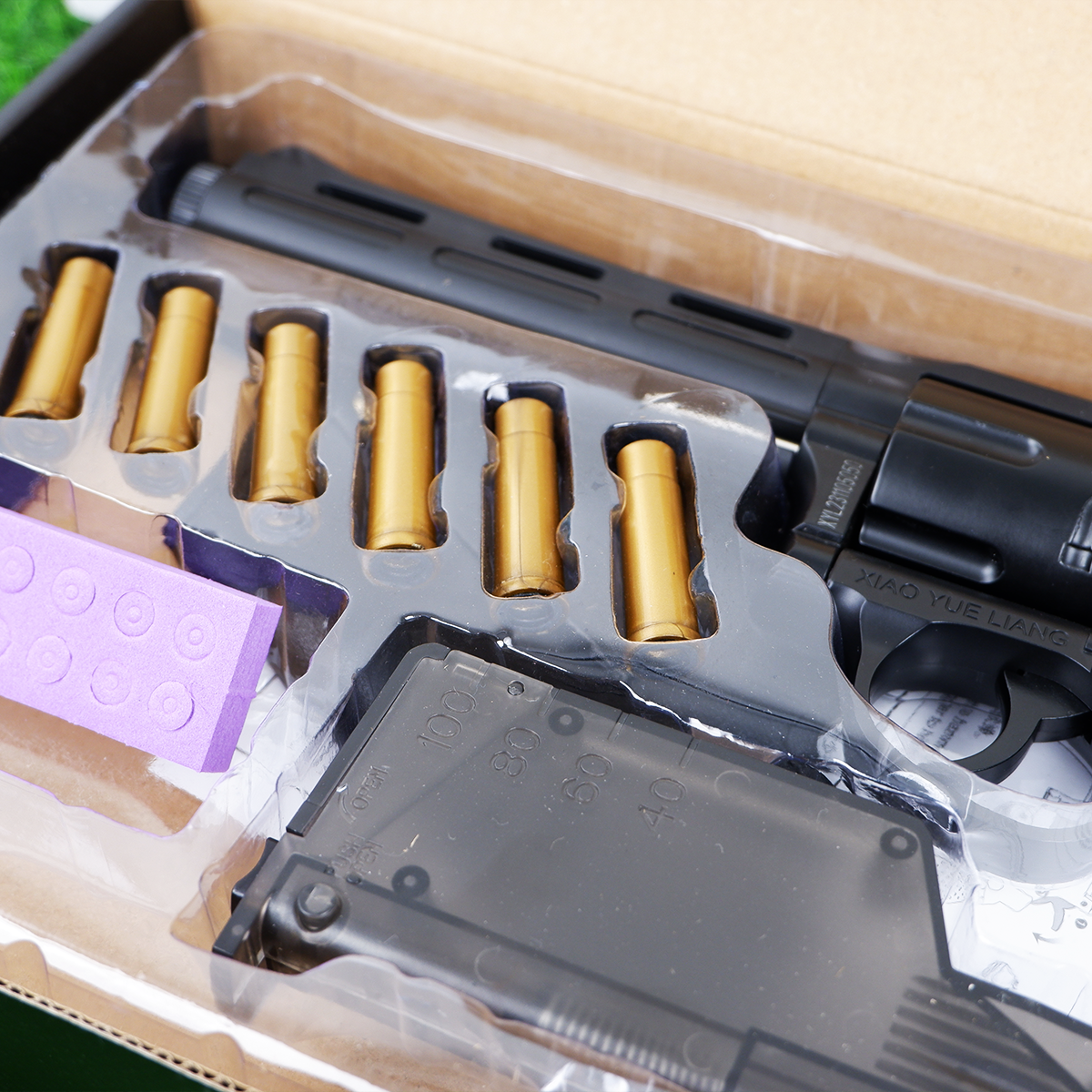 (40)Python357 ปืนเจลลูกโม่ แบบยาว ของเล่น ยิงทีละนัด