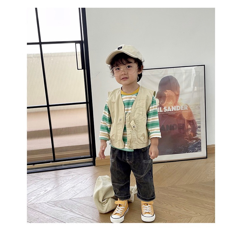 เสื้อกั๊กเด็ก แคมปิ้ง ซาฟารีเวิลด์ เด็กหญิง เด็กชาย 🇹🇭พร้อมส่งในไทย🇹🇭