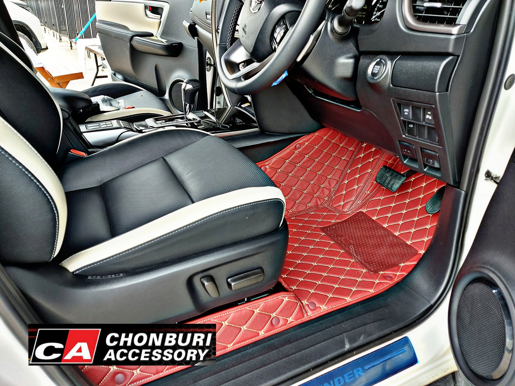 พรมปูพื้นรถยนต์ 6D โตโยต้า ฟอร์จูนเนอร์