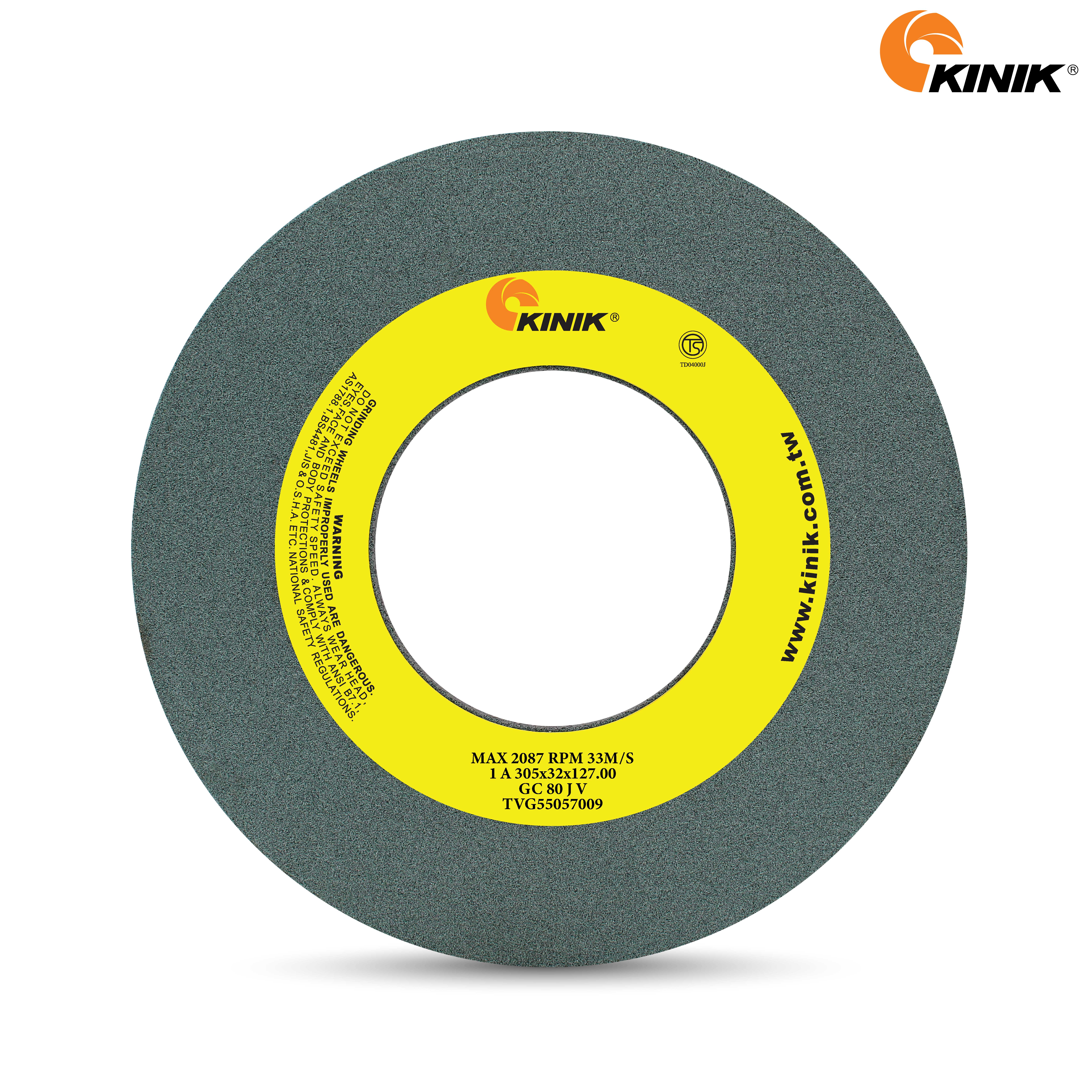หินเจียร KINIK GC80JV1A 305x32x127 mm.