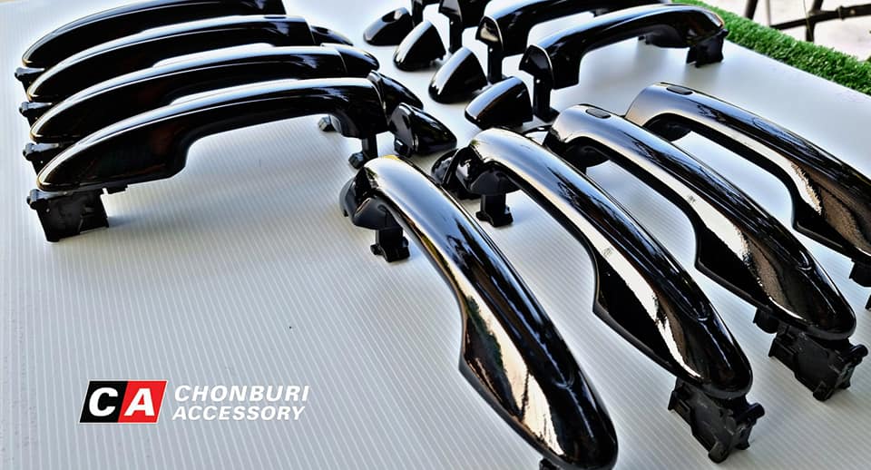 มือเปิดนอก พาร์ทแท้ สีดำแบล็คเปียโน โตโยต้า ฟอร์จูนเนอร์