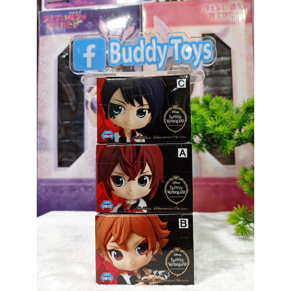 [ Figure แท้ ] Disney Twisted Wonderland Qposket Petit - RIDDLE ROSEHEARTS Set 3 ตัว [ BANPRSETO ]
