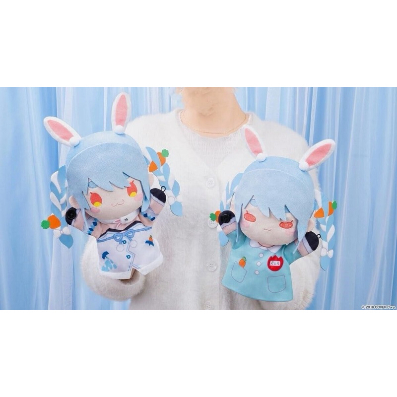 ตุ๊กตาหุ่นมือเปโกร่า จากโฮโลไลฟ์โปรดักชั่น[Hololive Usada Pekora Puppet Plush Doll 2 Set]