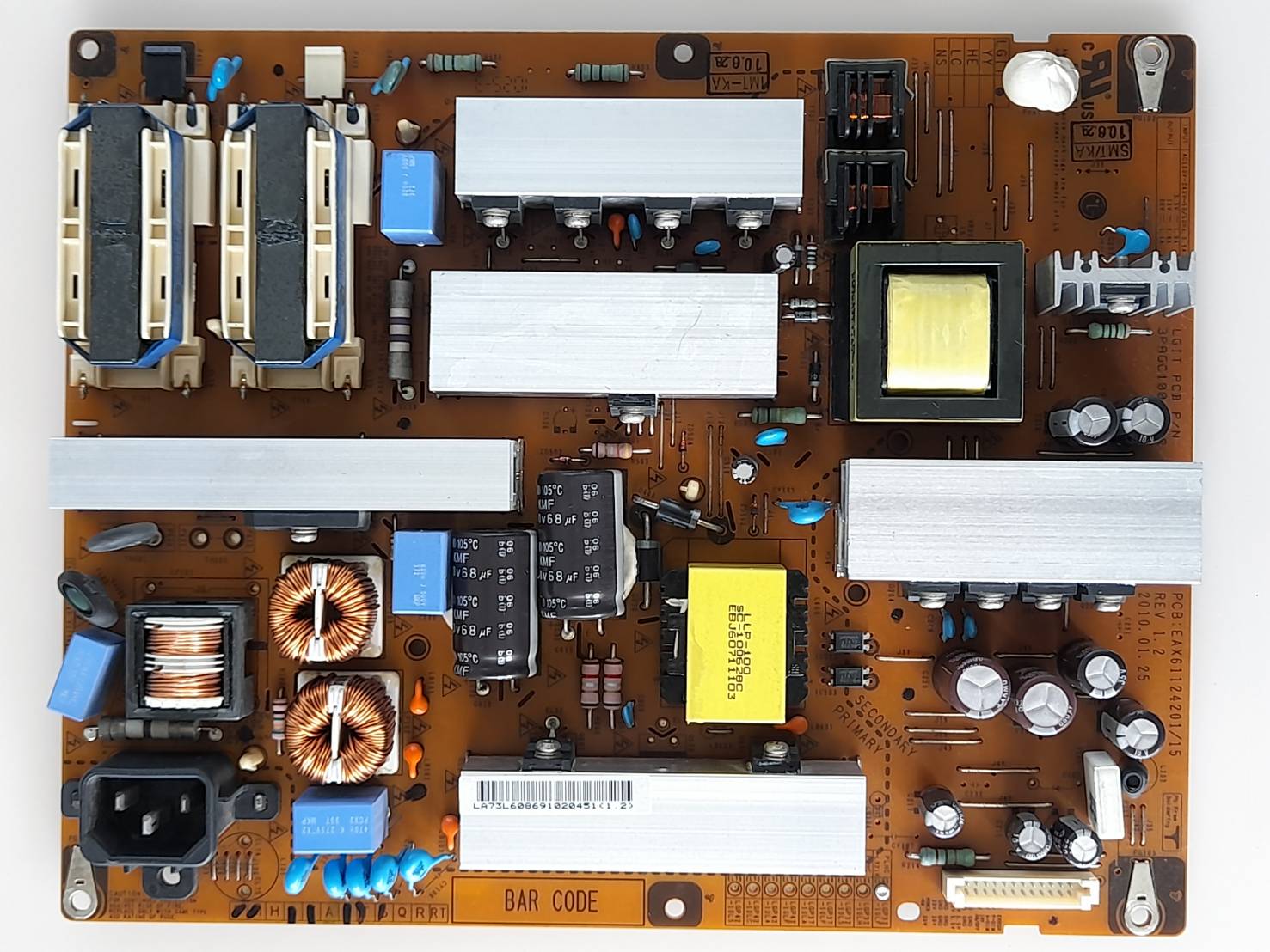 POWER SUPPLY TV LG 42" (เพาเวอร์ซับพลาย ทีแอลจี 42 นิ้ว) อะไหล่ถอดแท้/มือสอง ใช้กับรุ่น 42LK410, 42LK450, 42CS460, 42LD460
