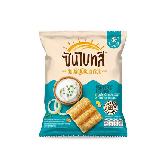 8850718816194 ซันไบทส์ รสซาวครีมและหัวหอม 50ก.