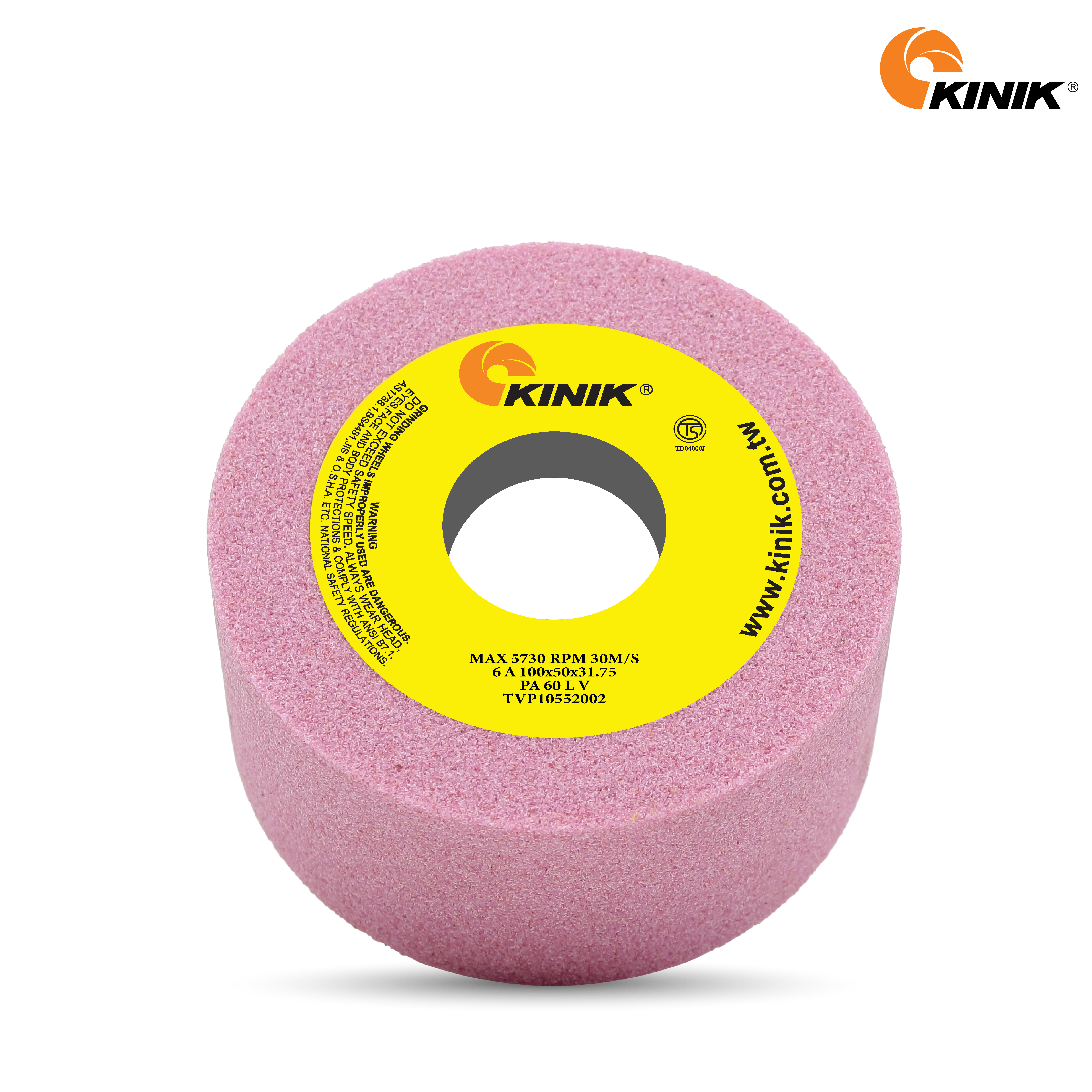 หินถ้วยตรง KINIK PA60LV6A 100x50x31.75 mm.