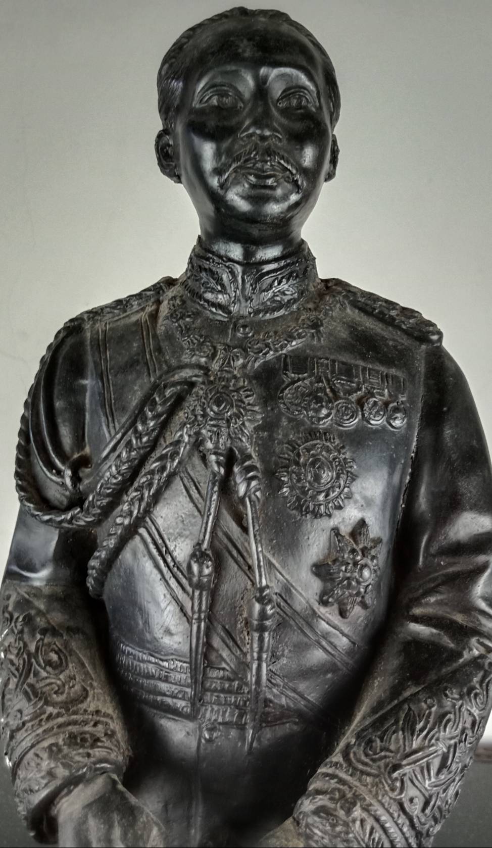 52.พระบรมรูปหล่อในหลวงรัชกาลที่5 พระบาทสมเด็จพระจุลจอมเกล้าเจ้าอยู่หัว