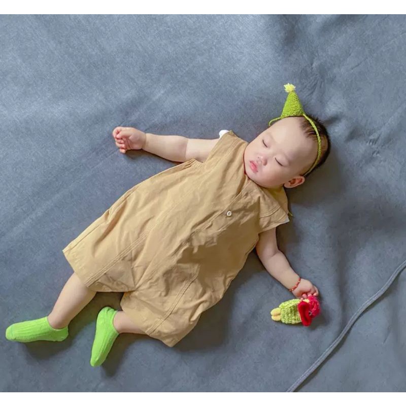 ชุดแคมปิ้ง ชุดเที่ยวซาฟารีเวิลด์เด็ก ชุดเอี๊ยมเด็ก (เสื้อแขนกุด+ชุดเอี๊ยม) 🇹🇭พร้อมส่งในไทย🇹🇭