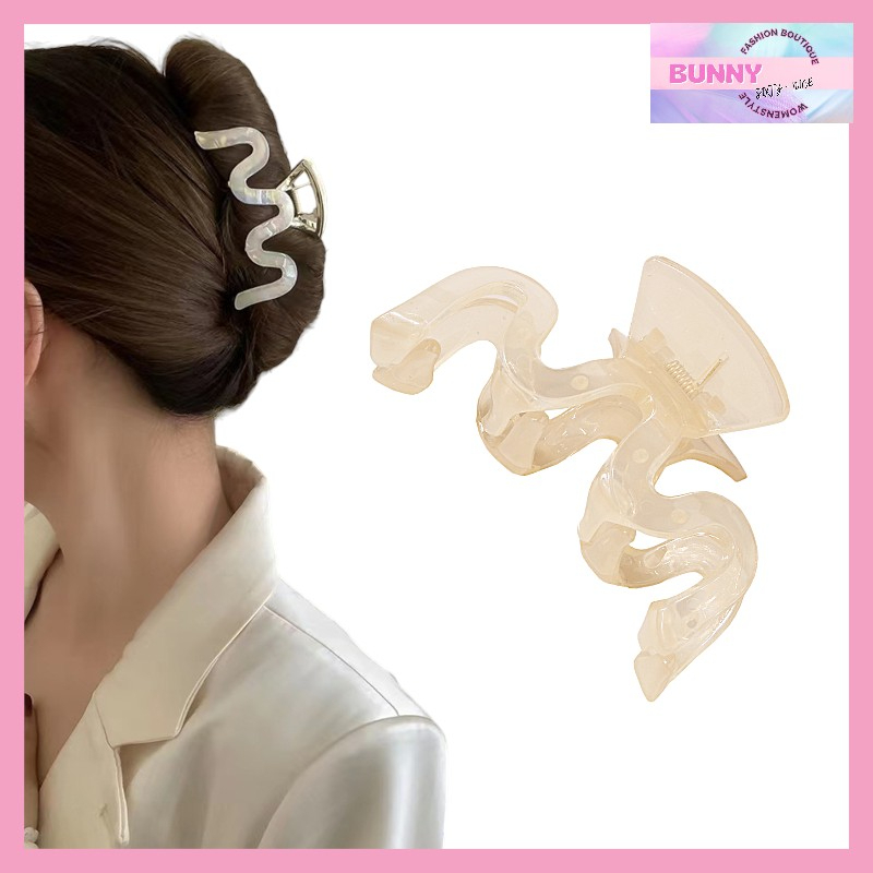 กิ๊บหนีบผม แบบหยัก เครื่องประดับผม สไตล์เกาหลี 1 ชิ้น