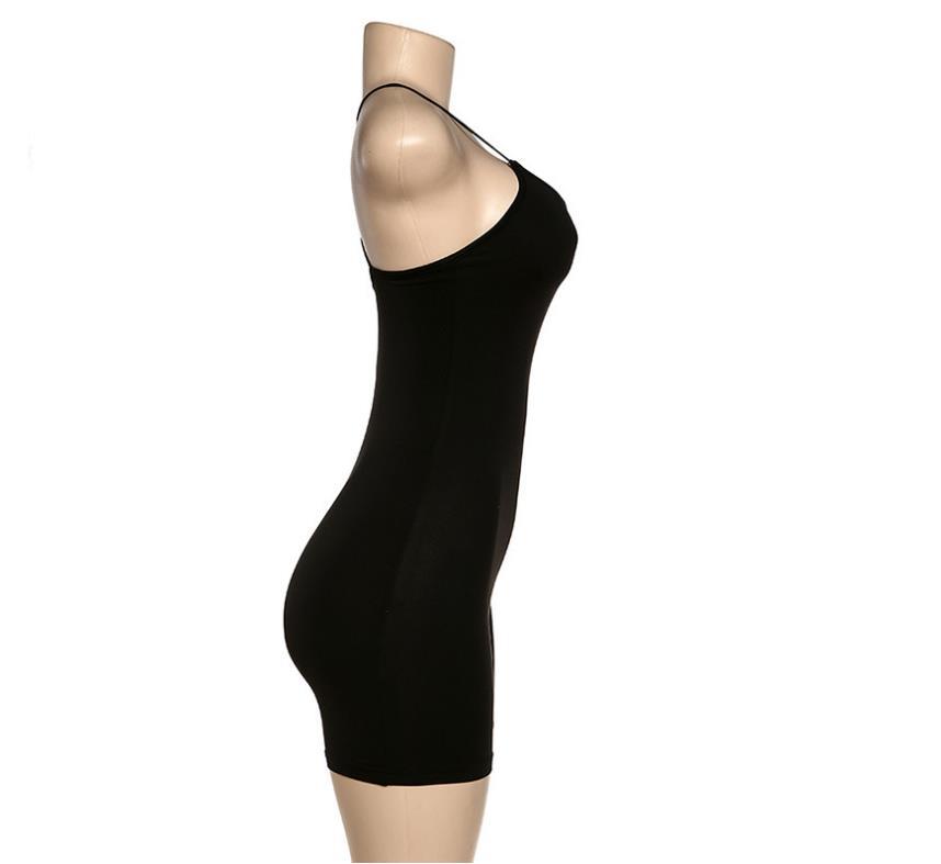 จั๊มสูทรัดรูป สายเดี่ยว สายฝอ รหัส CN9505