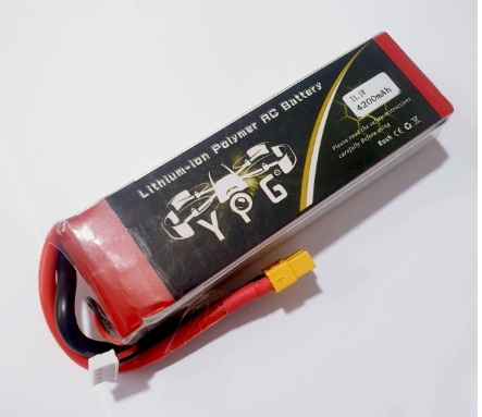 YPG 3S 11.1V มีให้เลือก หลายขนาดความจุ 1500 2200 2600 3300 4200 5500mah