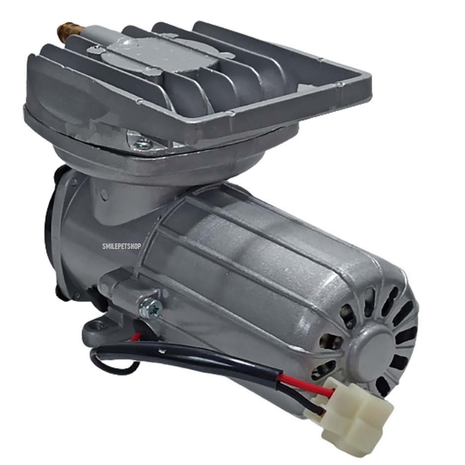 BOYU ACQ-906 (ปั๊มลมต่อแบตเตอรี่ DC 12V ต่อแบตเตอรี่รถยนต์ ใช้กรณีไฟดับ ขนย้ายสัตว์น้ำทางรถ แรงลม 120L/min)