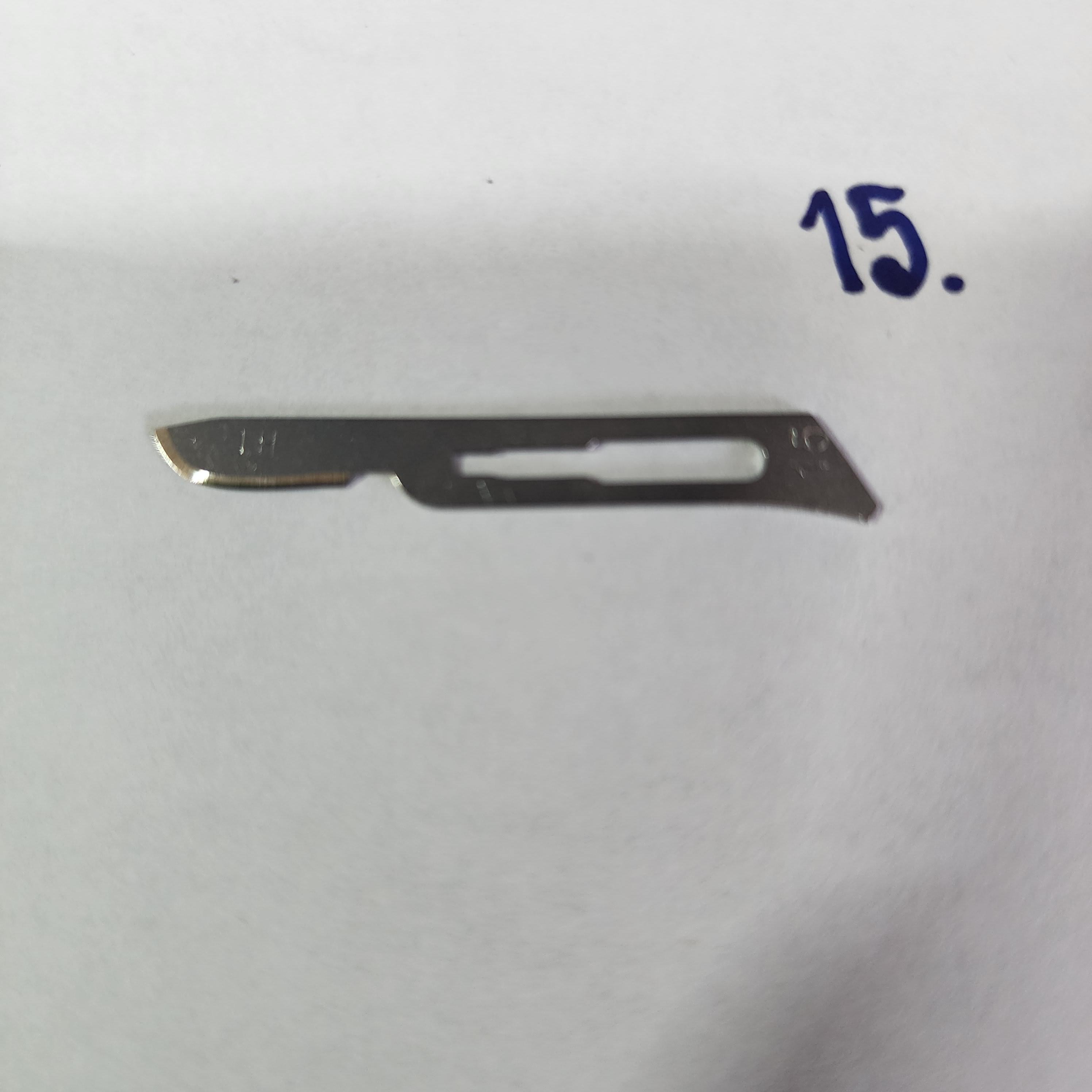 Swann_Morton ใบมีดขูดลาย เบอร์ 15 5ใบ ใช้กับด้ามแบน