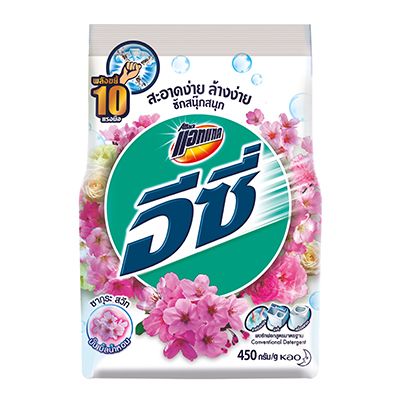 8851818209152 แอทแทคอีซี่ผงซักฟอก-ดอกซากุระ/ขาว 300g.