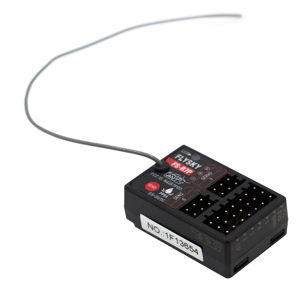 Flysky FS-R7P Receiver, 7CH 2.4Ghz RC Radio Receiver ANT Protocol PWM Output RSSI