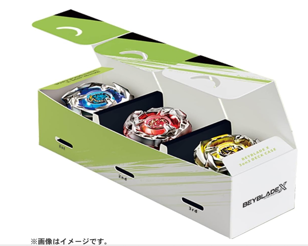 Takara Tomy Beyblade X BX-12 3on3 Deck Case กล่องใส่ Beyblade 3ลูก ในชุด ไม่รวมเบบ์เบลด
