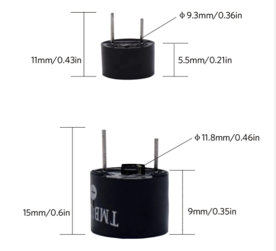 Super Loud DC 5V Buzzers ตัวเล็ก ตัวใหญ่ ราคา ต่อ 1ตัว