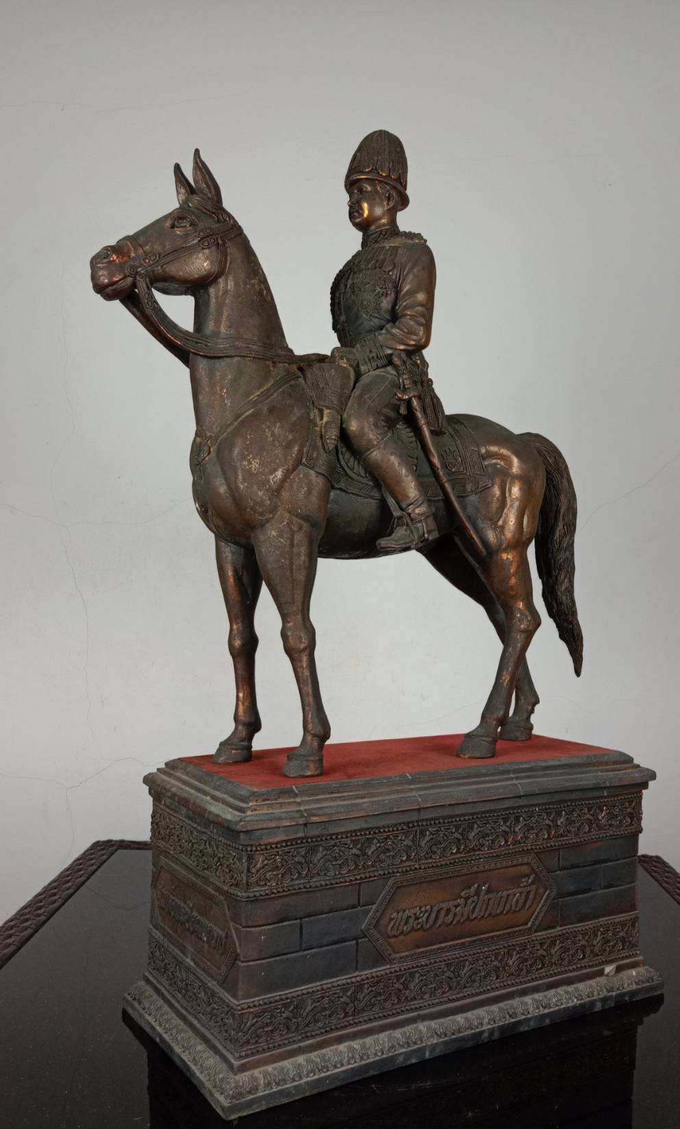 529.พระบรมรูปหล่อในหลวงรัชกาลที่ 5 พระบาทสมเด็จพระปรมินทรมหาจุฬาลงกรณ์ พระจุลจอมเกล้าเจ้าอยู่หัวทรงม้า(พระบรมรูปทรงม้า) องค์ใหญ่