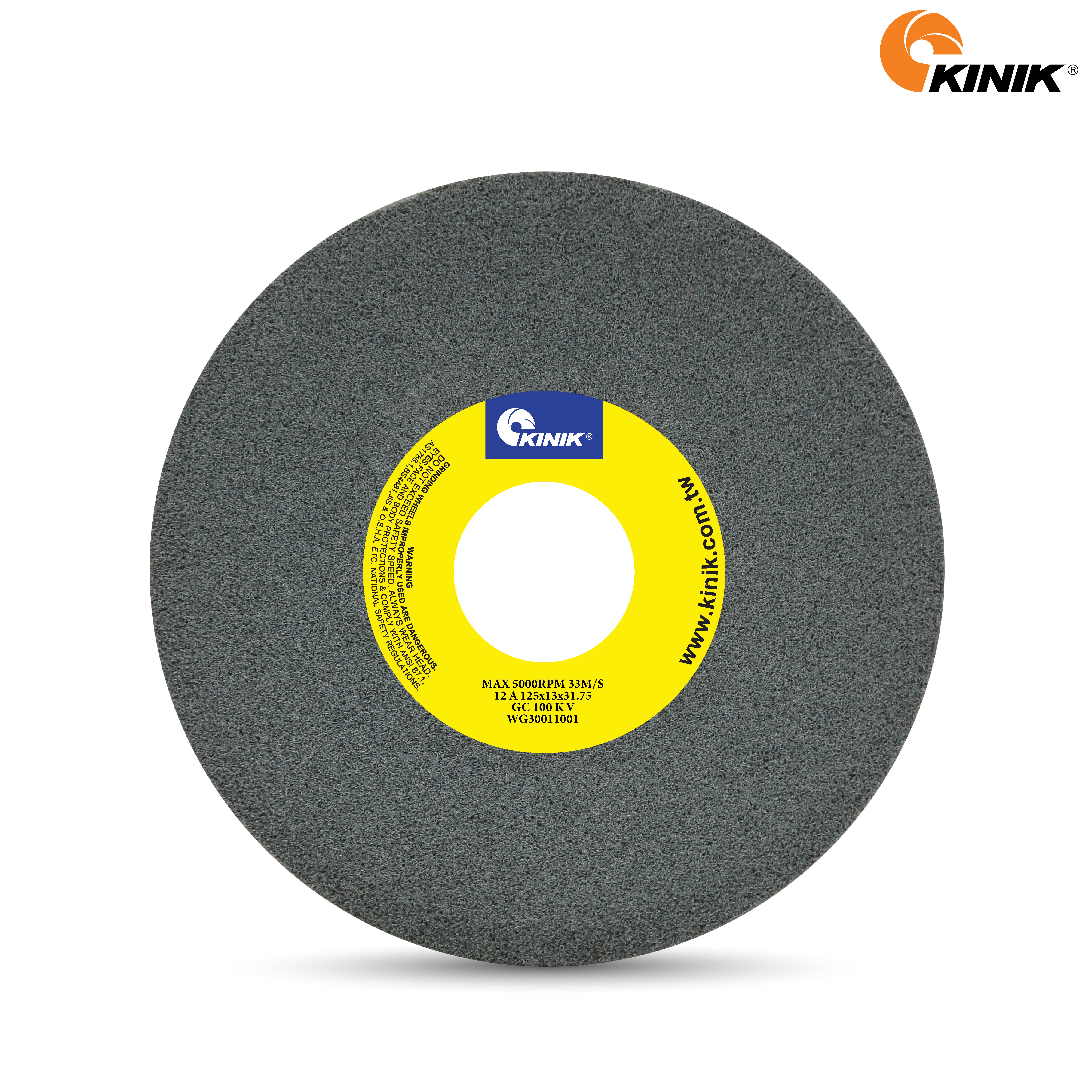 หินจาน KINIK GC100KV12A 125x13x31.75 mm.