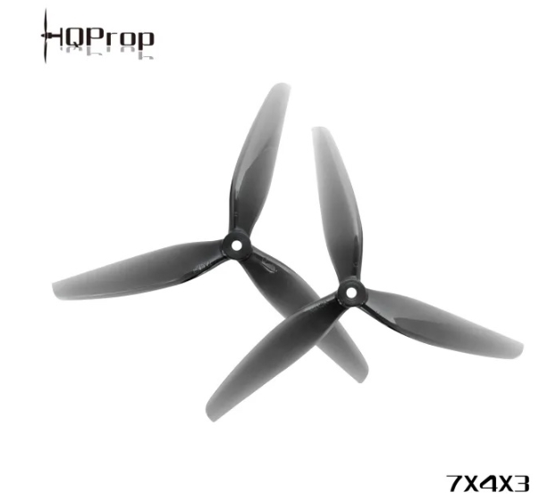 HQProp 7X4X3 Light Grey (2CW+2CCW) ใบพัดโดรน 7นิ้ว 1ถุง 4ใบ