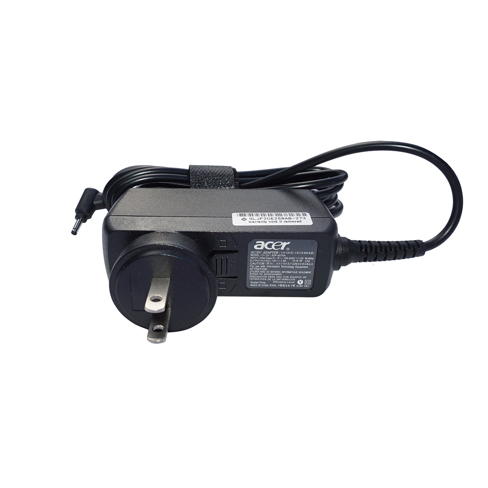 Acer adapter 12V 1.5A ขนาดหัว 3.0x1.1 สำหรับ Aspire Switch 10 SW5-011 SW5-012 Switch 11 SW5-111 , Iconia A100 A200 A210