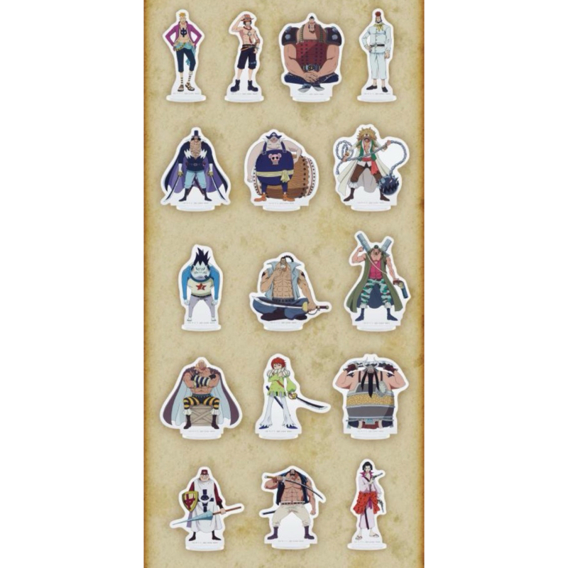 (สุ่ม)สแตนอะคริลิค กลุ่มโจรสลัดหนวดขาว -วันพีซ[One Piece -Acrylic Stand- Whitebeard Pirates]