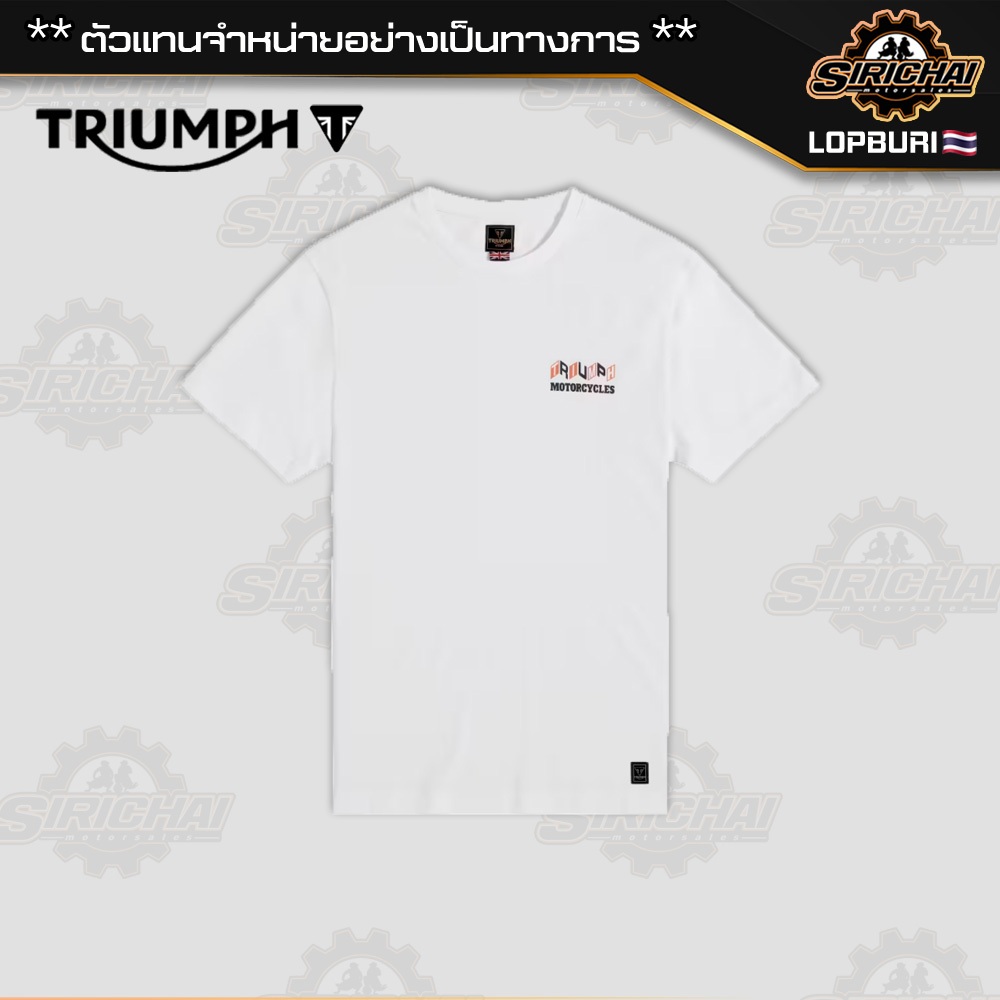 เสื้อยืด Triumph GOOD VIBES WHITE MTSS25132