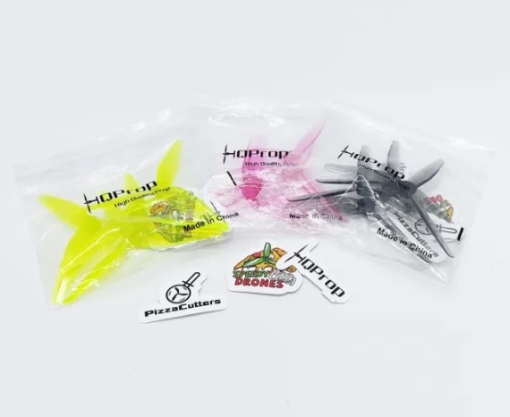 HQProp PizzaCutters 5037-3 Grey (2CW+2CCW) 1ถุง 4ใบ - Pink