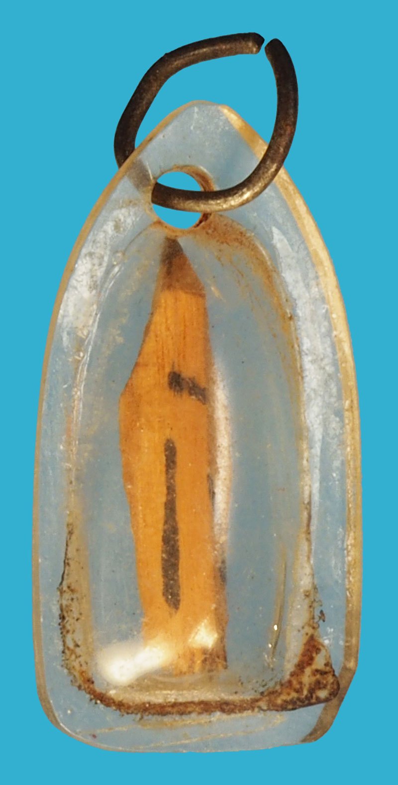 A5107 สาริกา ไม้แกะเลี่ยมพลาสติกเก่า 12