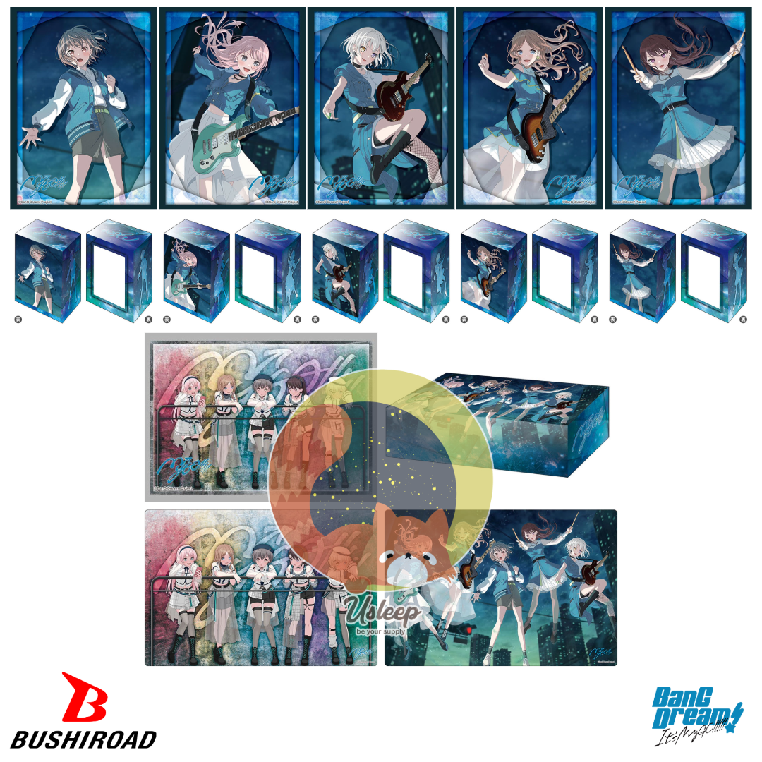 [PRE-ORDER] Bushiroad Sleeve & Deck Holder V3 & Storage Box V2 & Rubber Mat V2 BanG Dream! MyGO!!!!! : Tomori Takamatsu, Anon Chihaya, Raana Kaname, Soyo Nagasaki, Taki Shiina